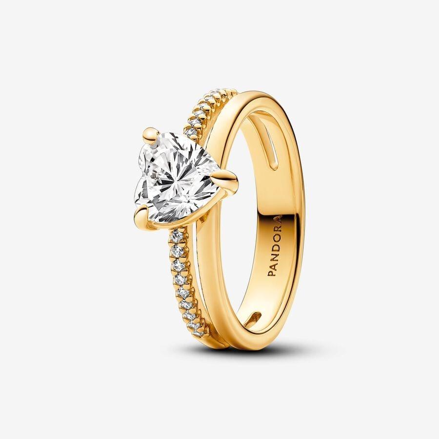 Elevated Heart Ring