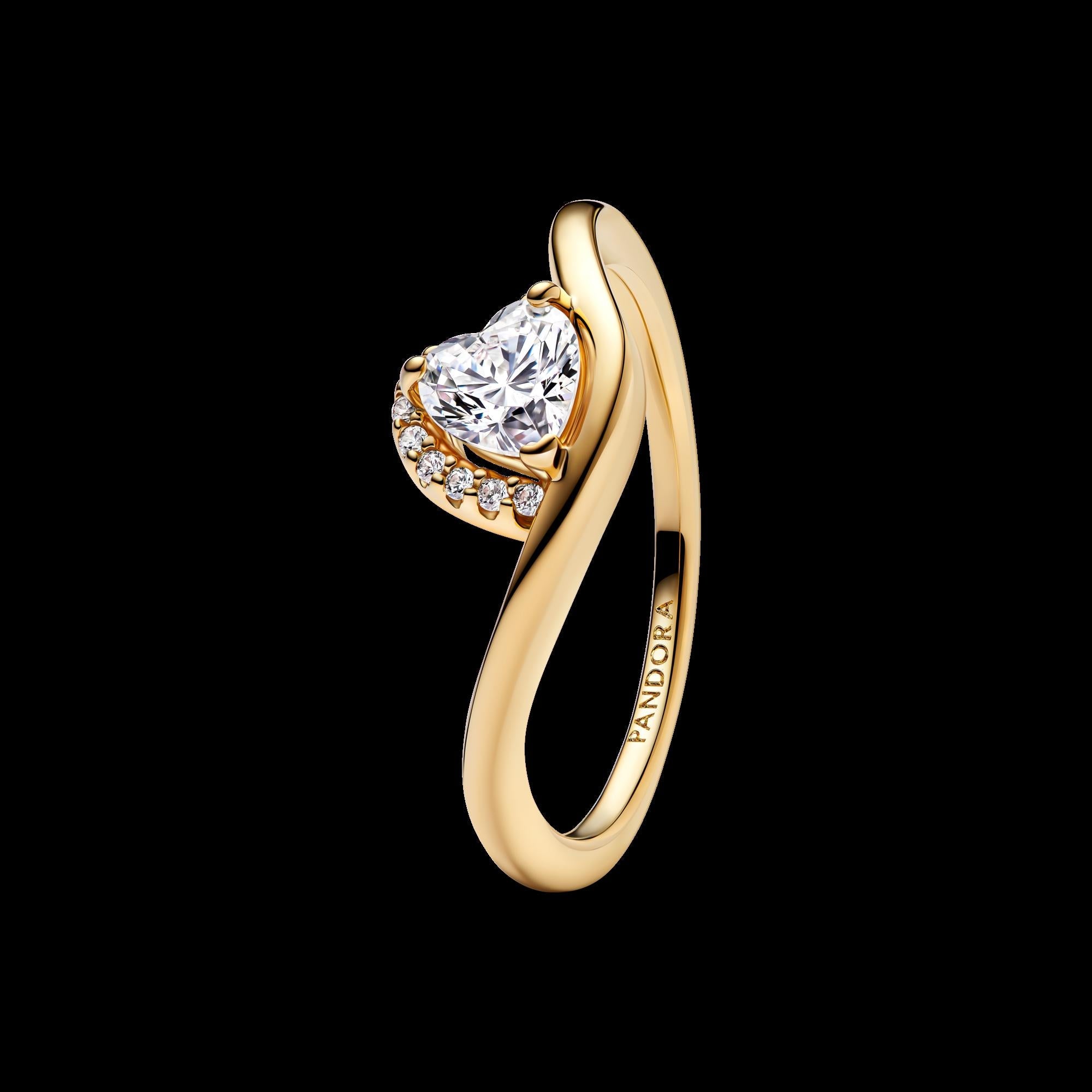 Elevated Heart Ring
