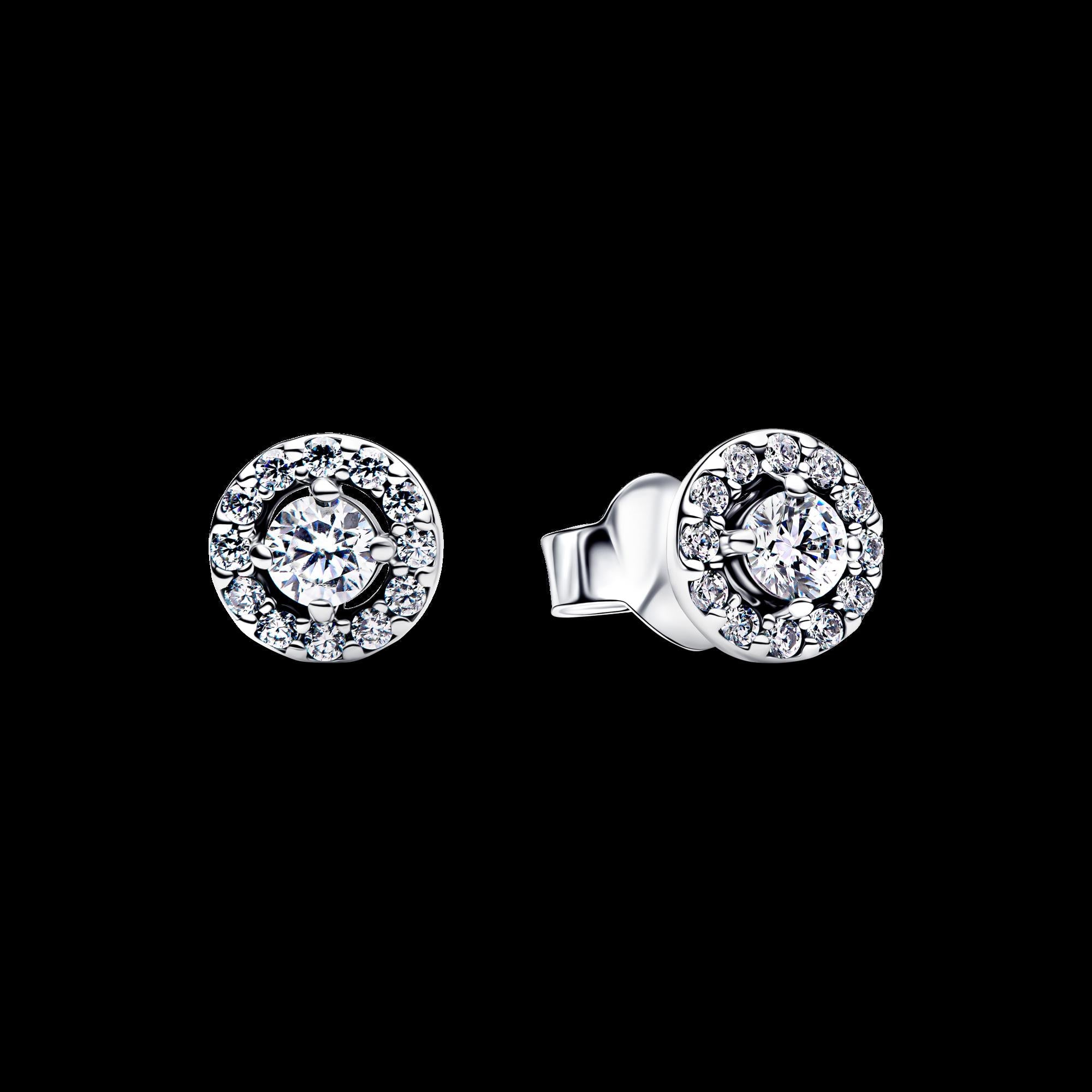 Elevated Pink Heart Stud Earrings