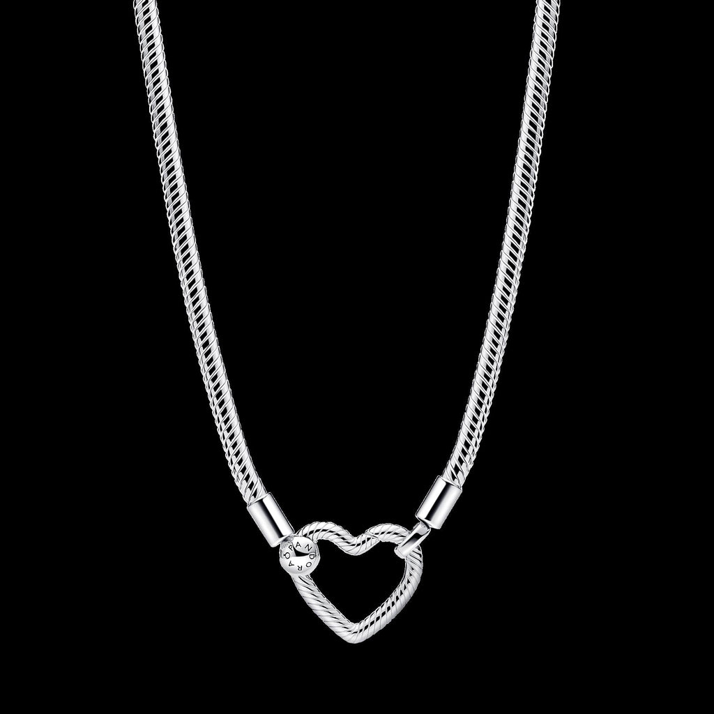 Sparkling Infinity Heart Collier Necklace