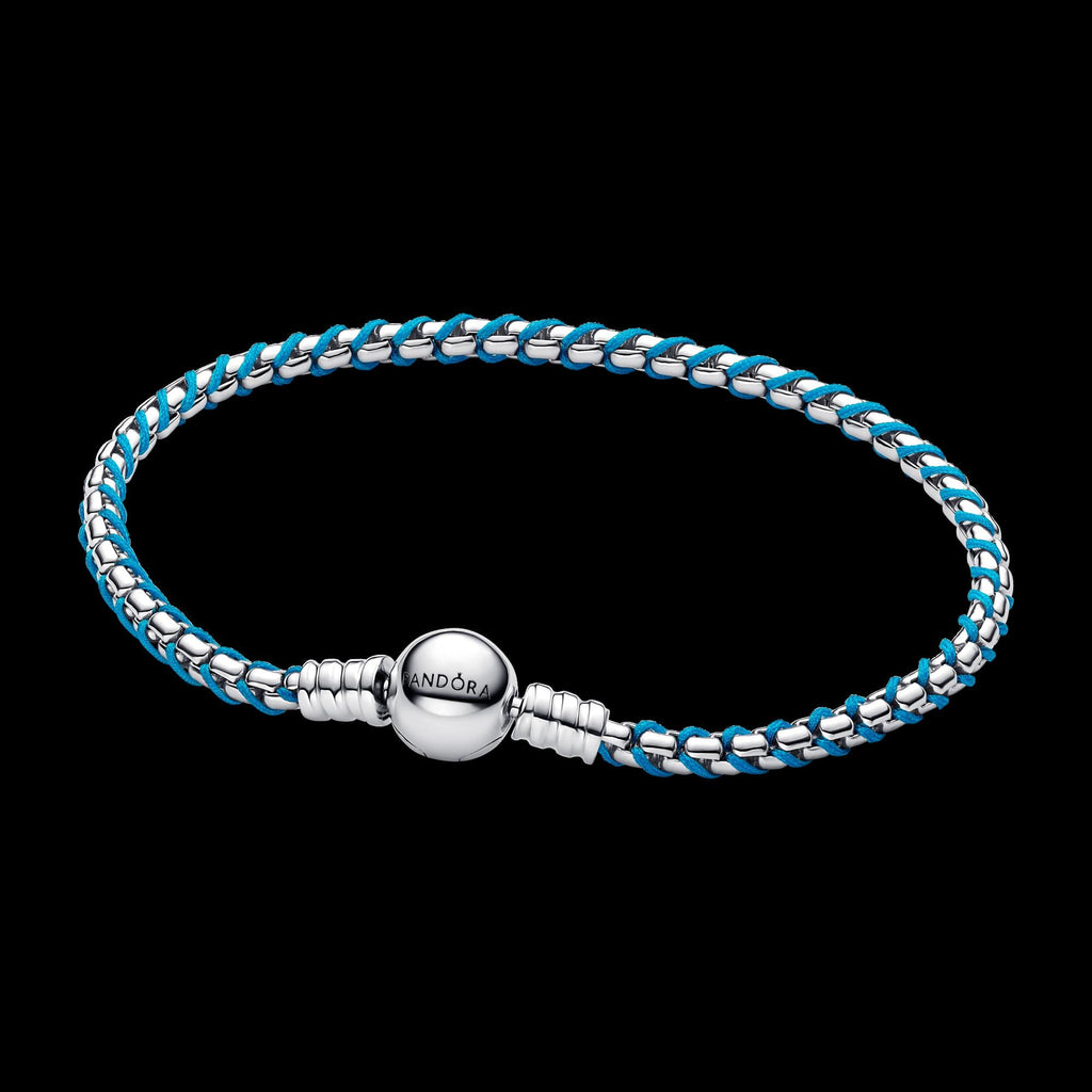 Shimmering Pink Cord Bracelet